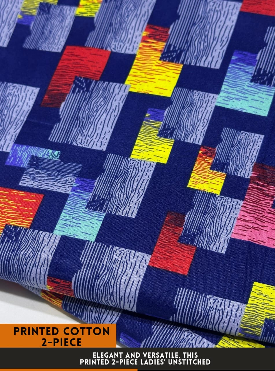 2-PC ALLOVER PRINTED MID SEASON POLO COTTON