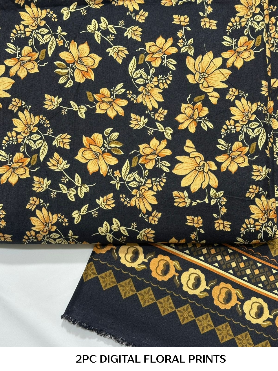 2PC Digital Floral Print