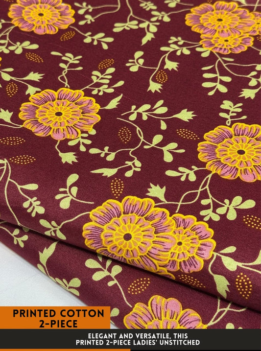 2-PC ALL OVER PRINTED POLO COTTON ( SUMMER )