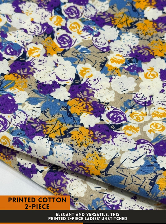 2-PC ALL OVER PRINTED POLO COTTON ( SUMMER )