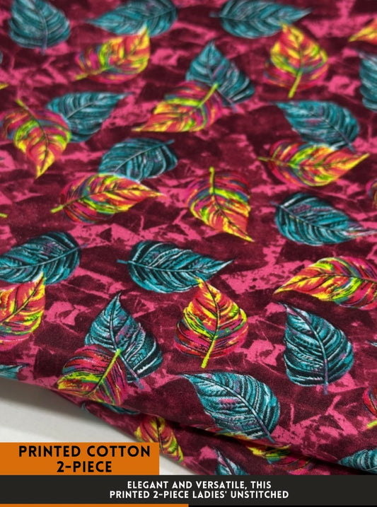 2-PC ALL OVER PRINTED POLO COTTON ( SUMMER )