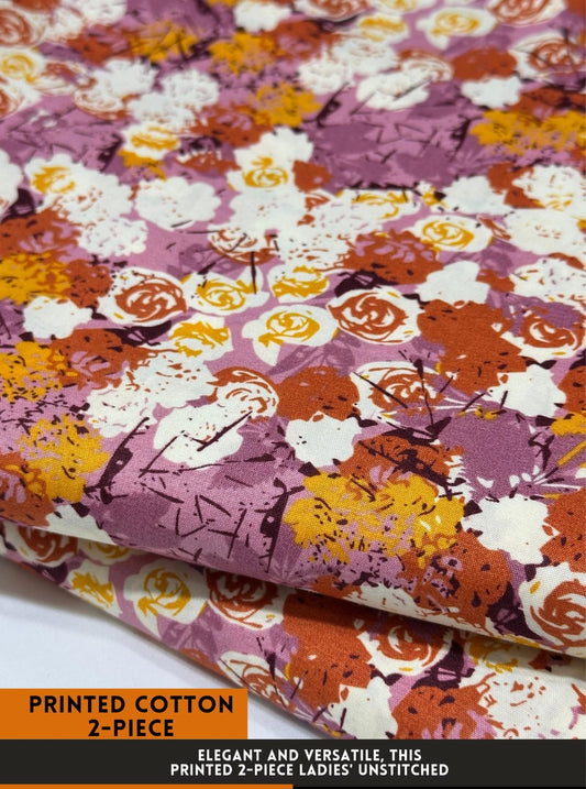 2-PC ALL OVER PRINTED POLO COTTON ( SUMMER )