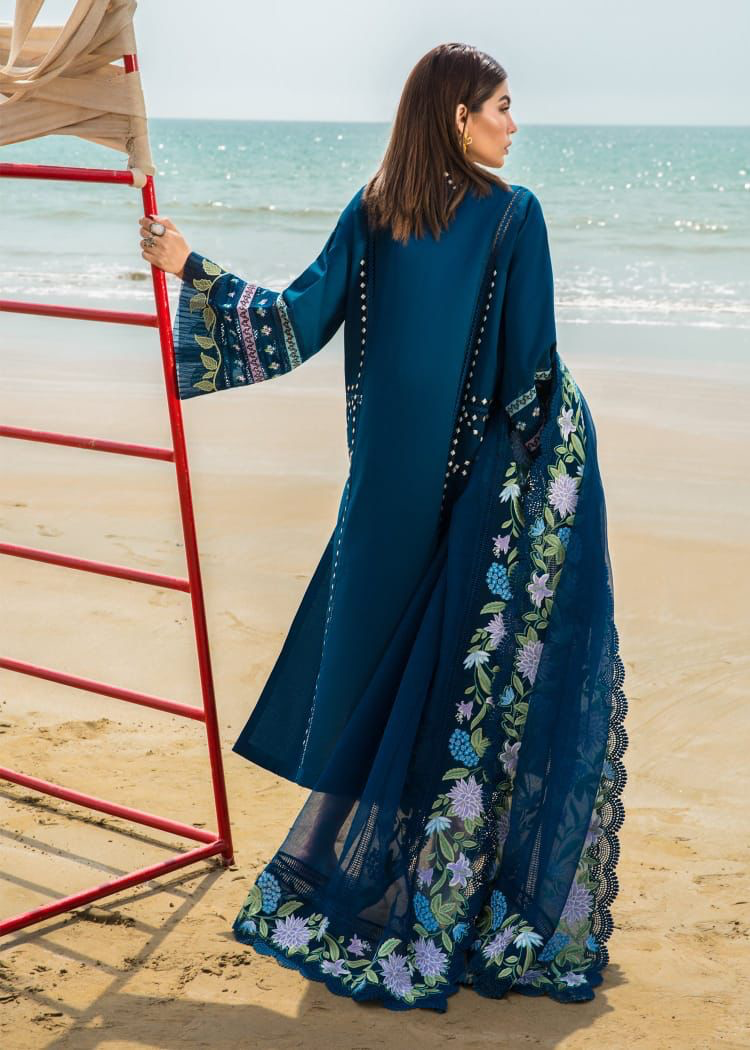 Crimson Full Luxury Lawn Dress With Embroidery Dupata