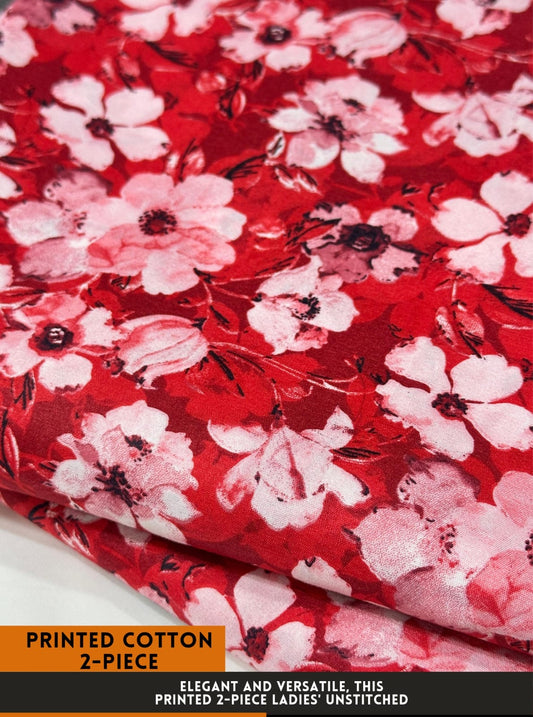 2-PC ALL OVER PRINTED POLO COTTON ( SUMMER )