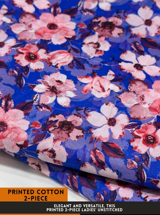 2-PC ALL OVER PRINTED POLO COTTON ( SUMMER )