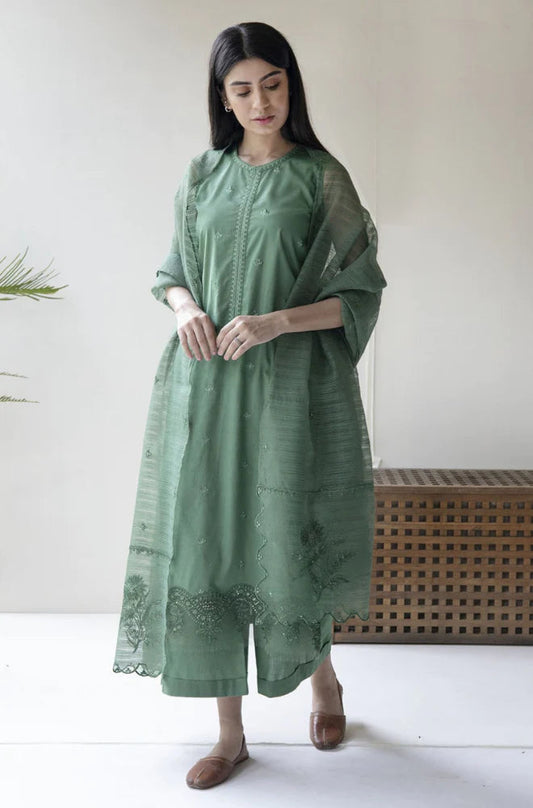 Dyot - 3PC Lawn Heavy Embroidered Shirt Unstitched