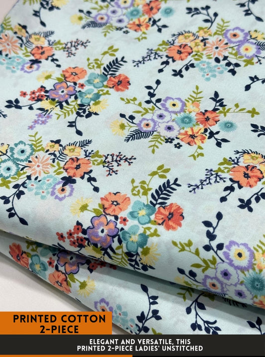 2-PC ALL OVER PRINTED POLO COTTON ( SUMMER )