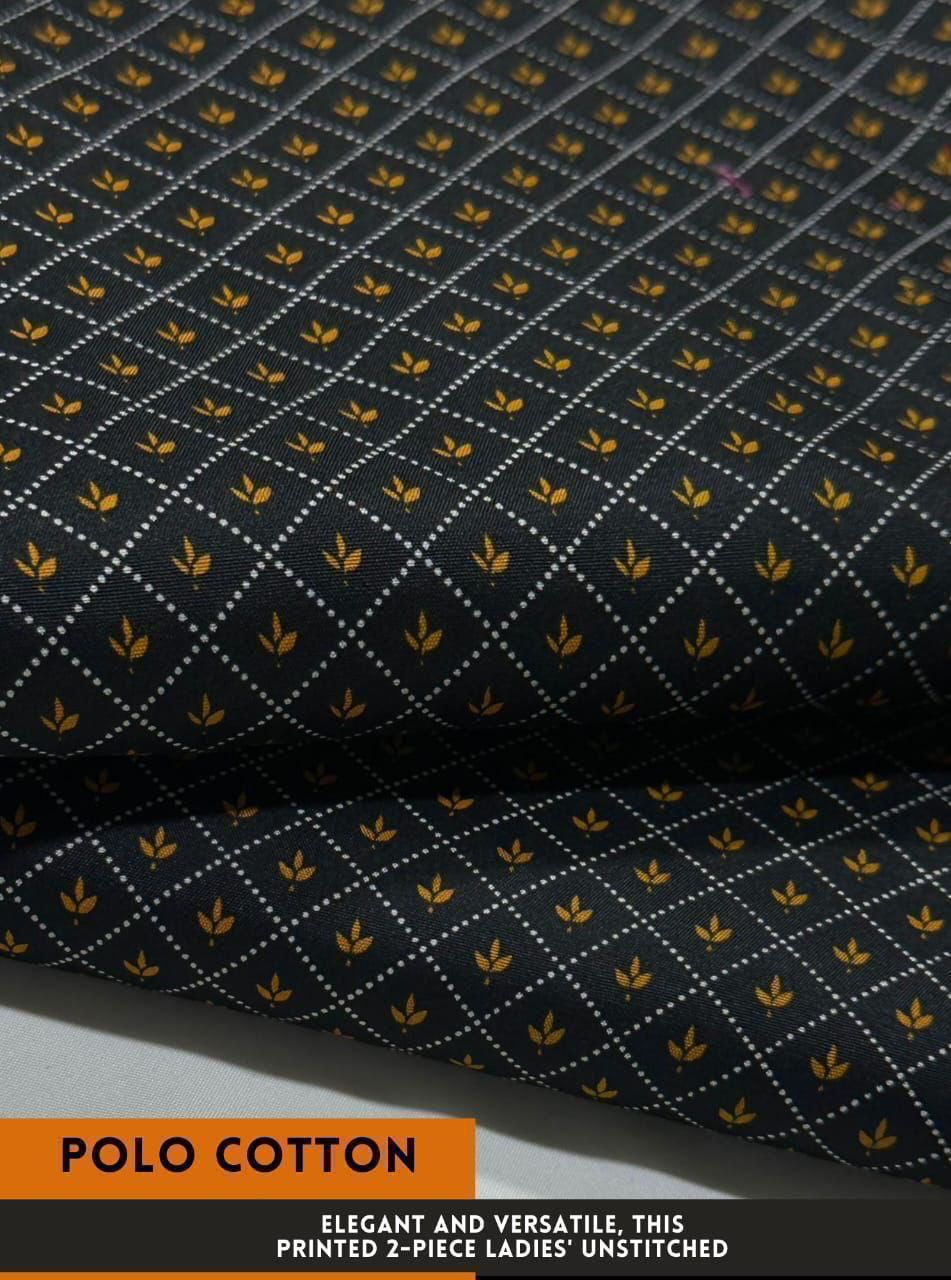 2-PC ALLOVER PRINTED MID SEASON POLO COTTON