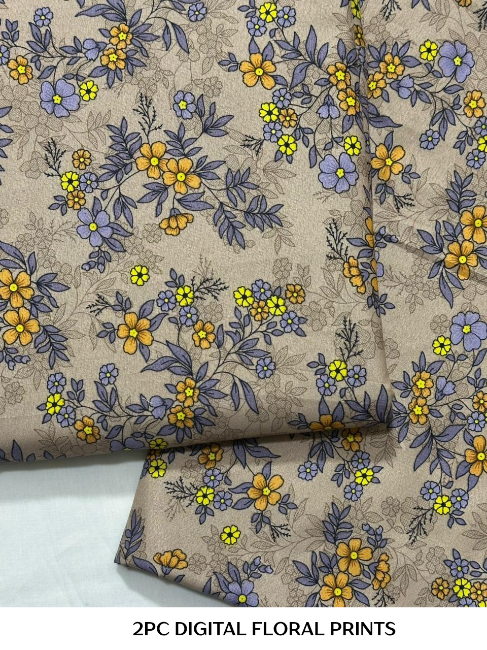 2PC Digital Floral Print