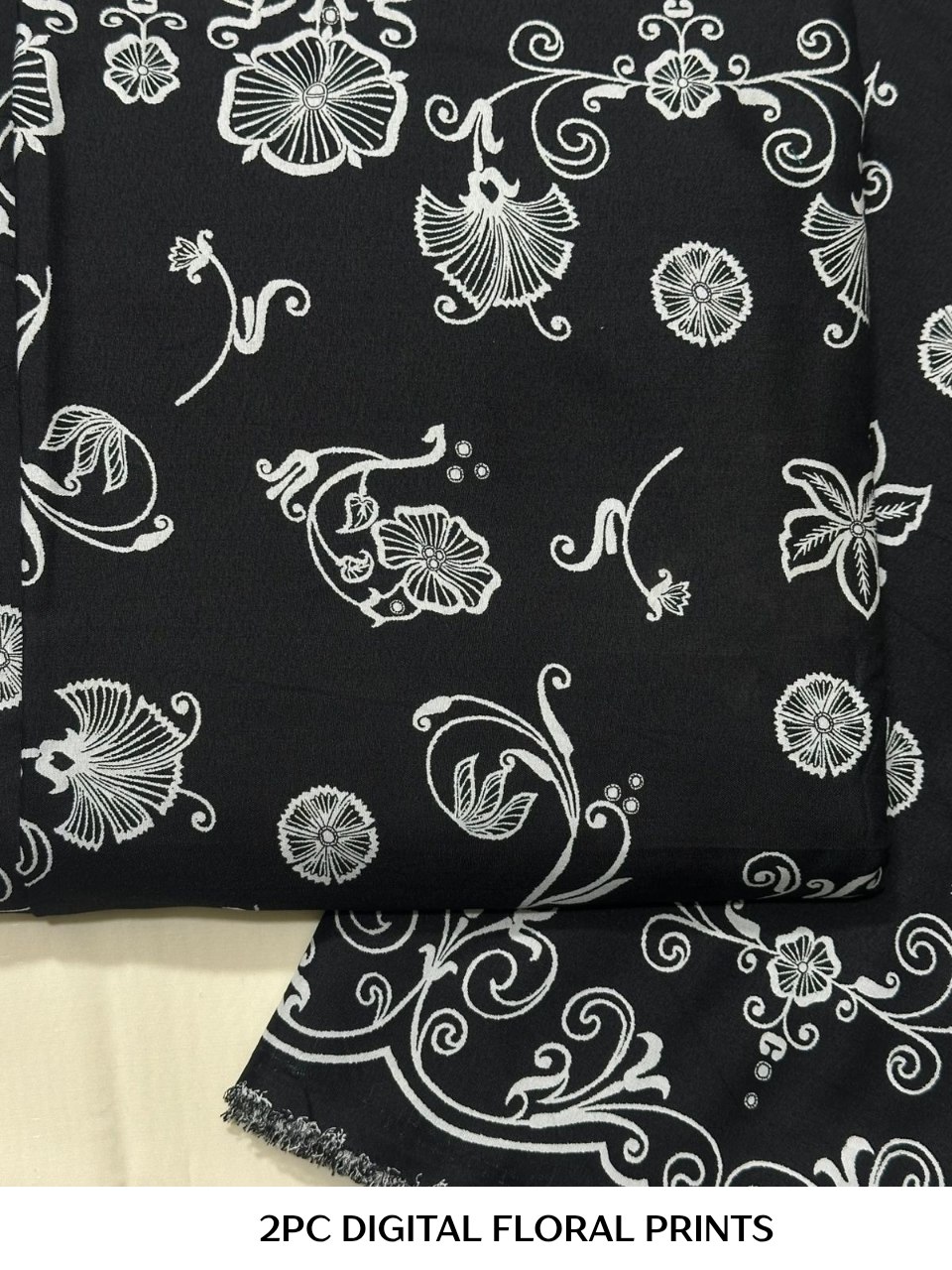 2PC Digital Floral Print
