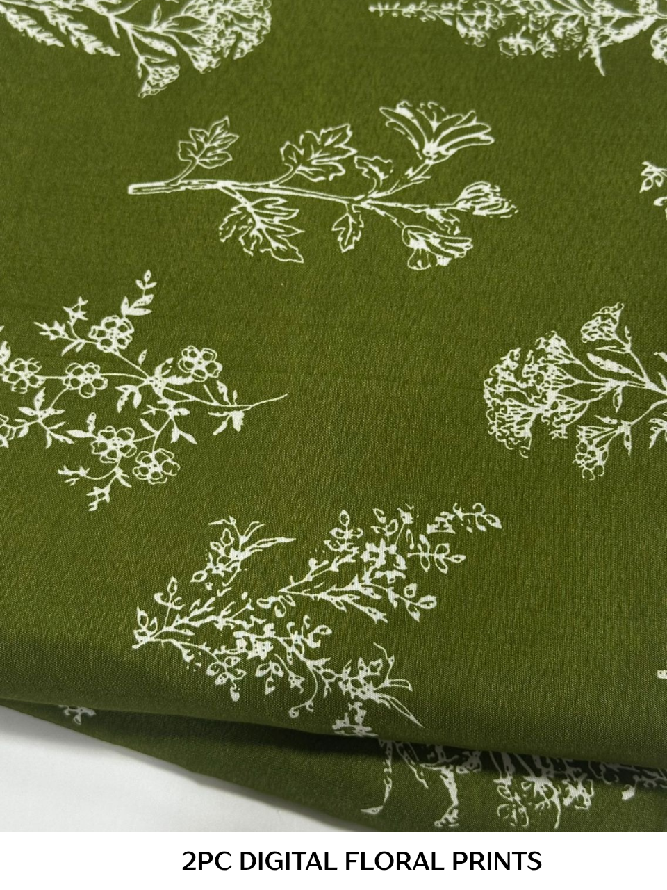 2PC Digital Floral Print