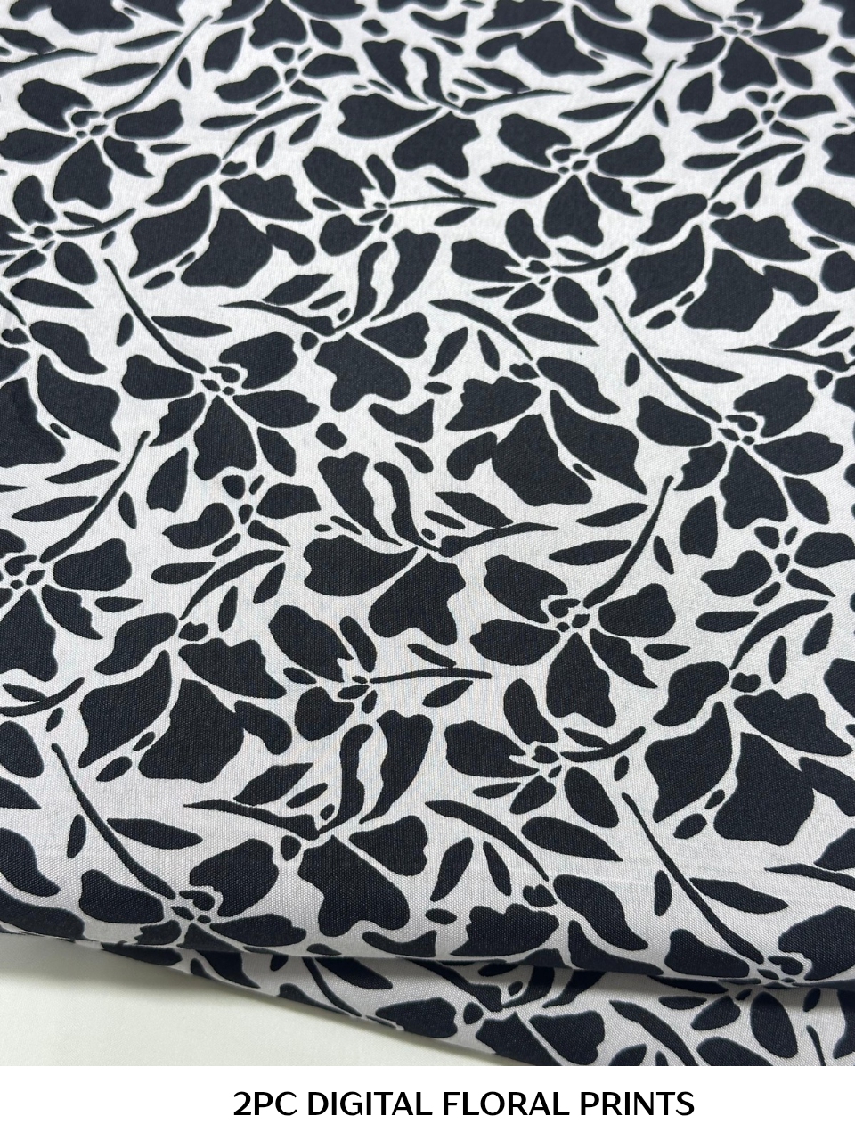 2PC Digital Floral Print
