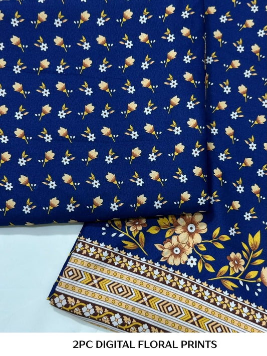2PC Digital Floral Print